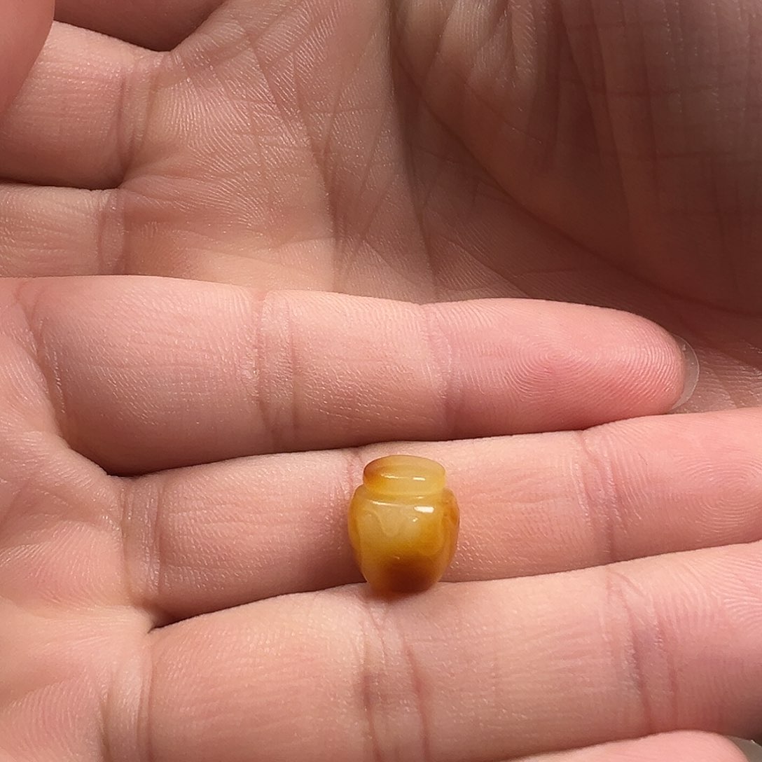 蜜蜡颈饰未镶嵌画*生蜜罐（打孔不退换）