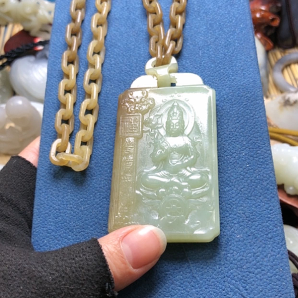 【闪购商品】和田玉颈饰未镶嵌韩*