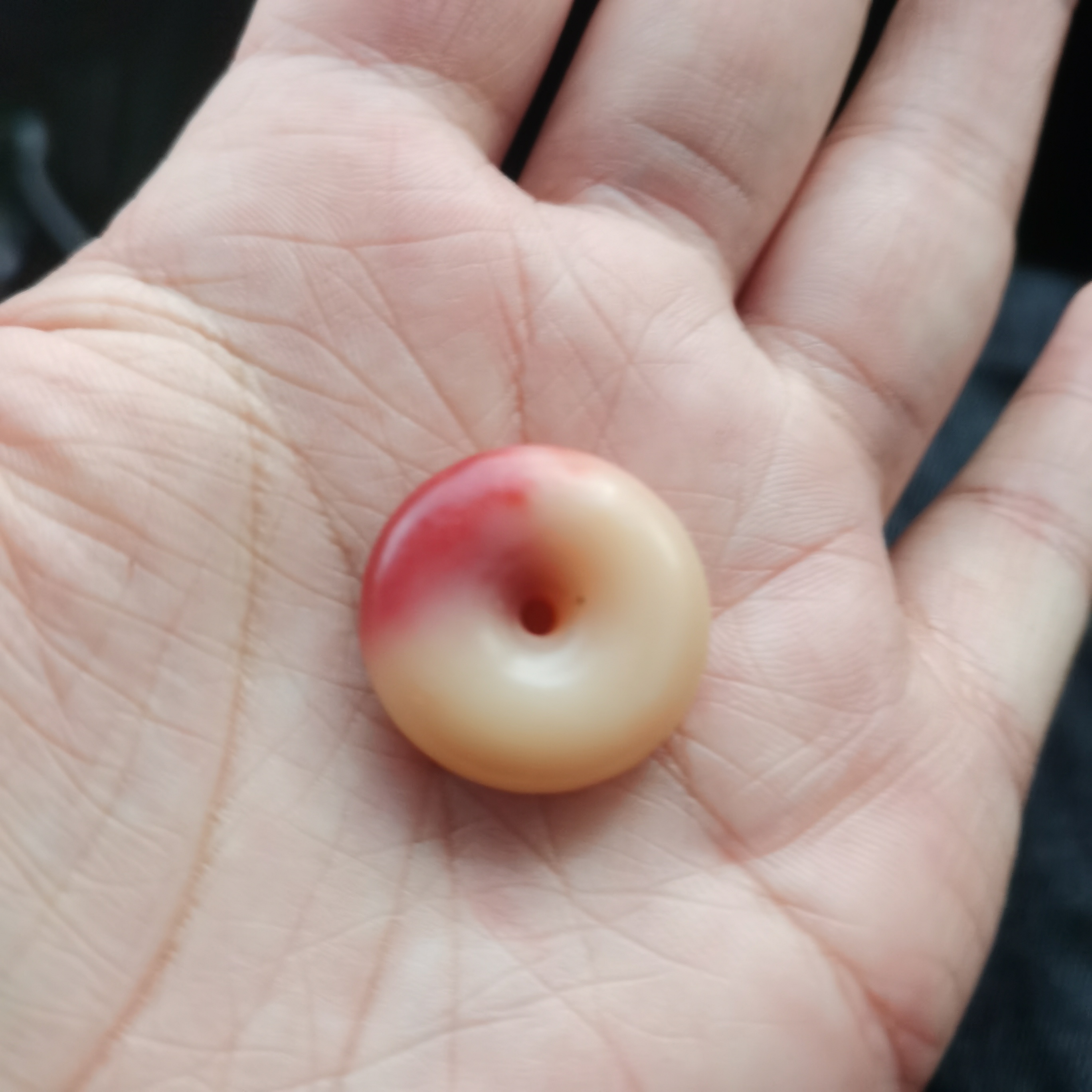 非金属树脂吊坠   【大圣七号】吊坠 H213   红色平安扣