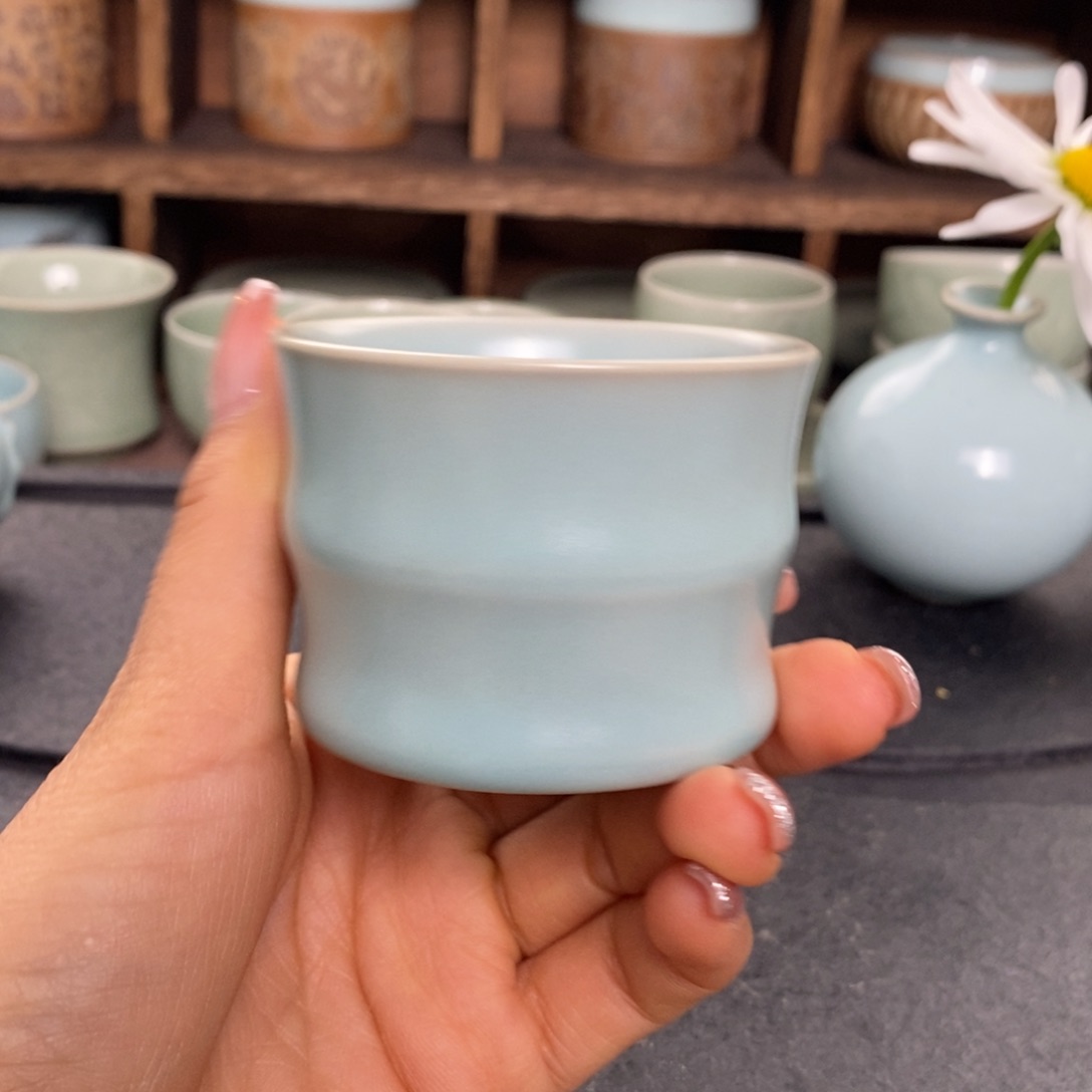 【闪购商品】仿古竹节杯微微瑕。。。。。。。