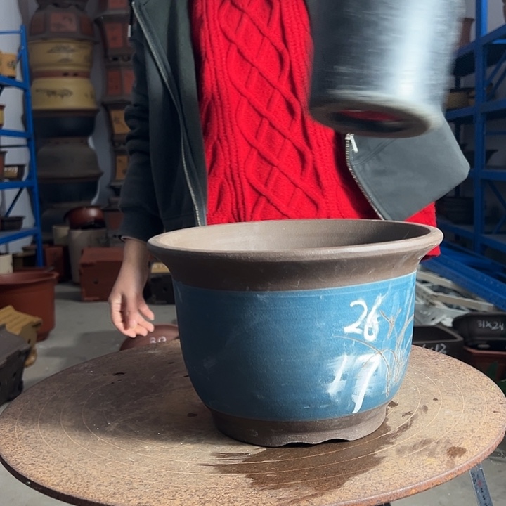 26蓝种树花盆花盆花盆