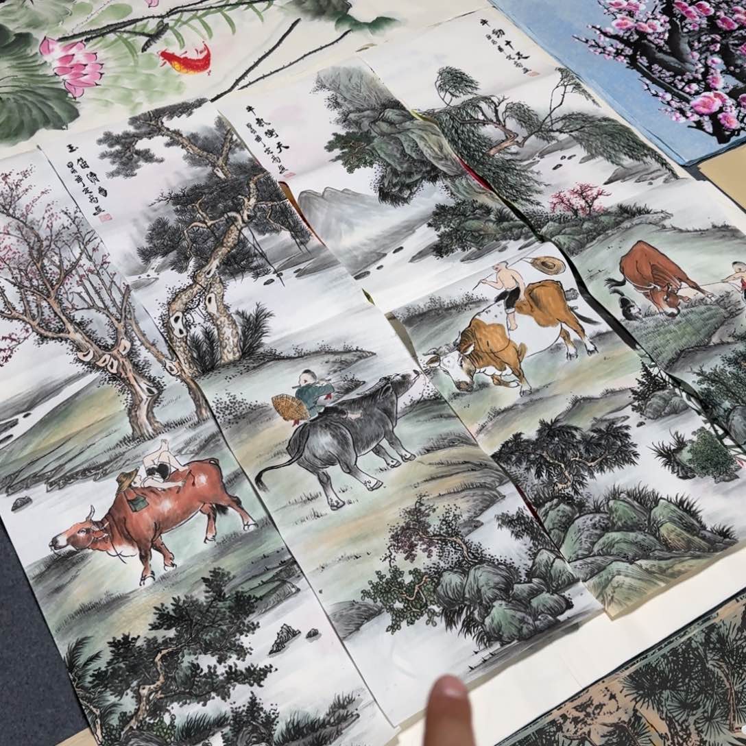 国画義**天晓彤美术馆直播间