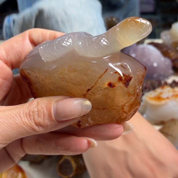 玛瑙/玉髓未镶嵌吊坠(不含链)