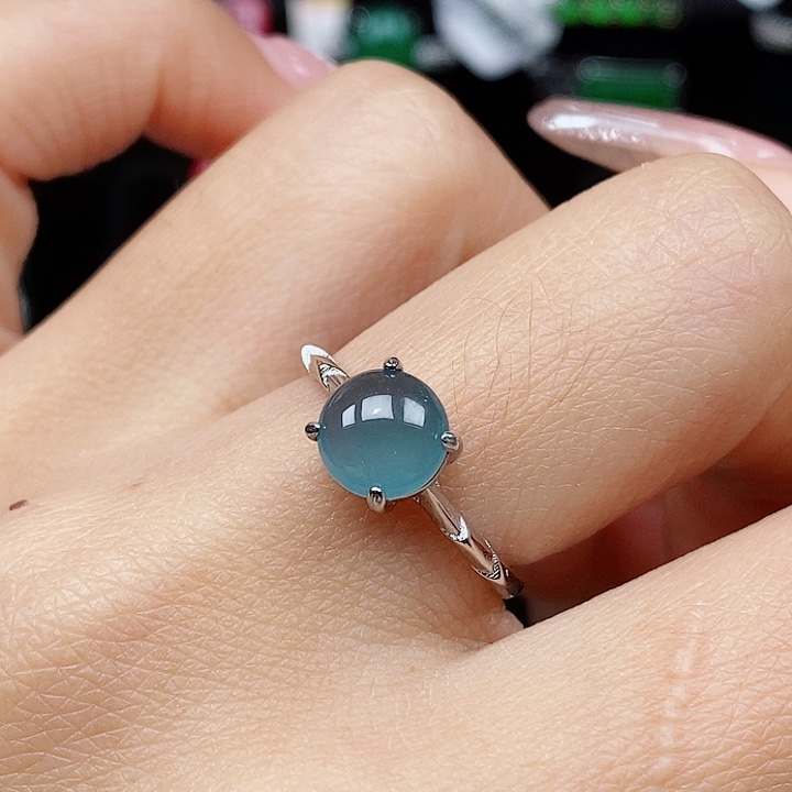 翡翠戒指未镶嵌戒指