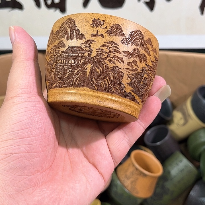 茶杯紫砂全手工紫砂主人杯