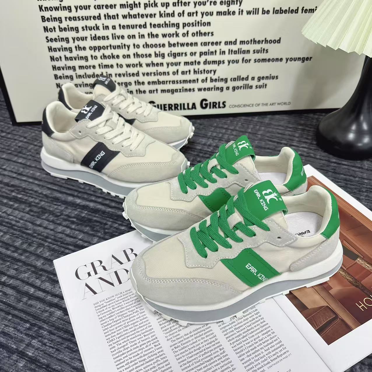 捡漏！情侣款增高休闲老爹运动鞋 EK-2313