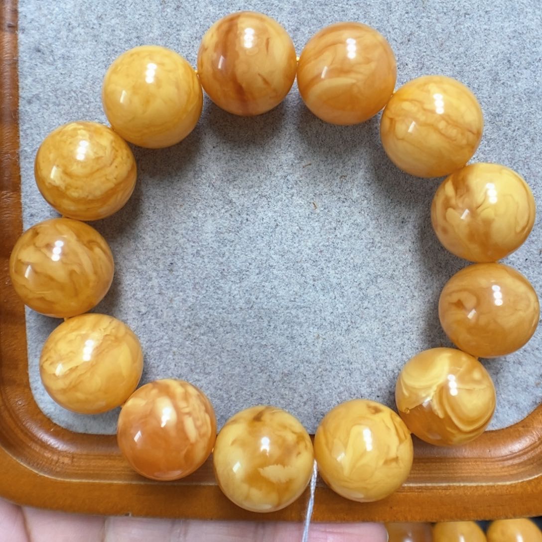 蜜蜡手串未镶嵌蜜蜡