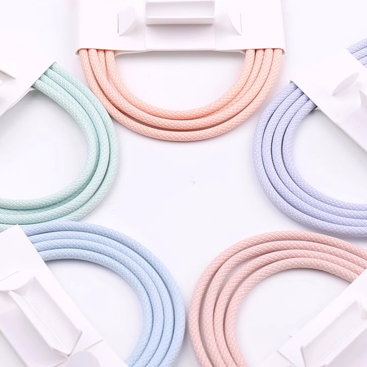 95新 Apple/苹果 USBC散装Mac彩色CtoL编织快充线MFi认证C94端子