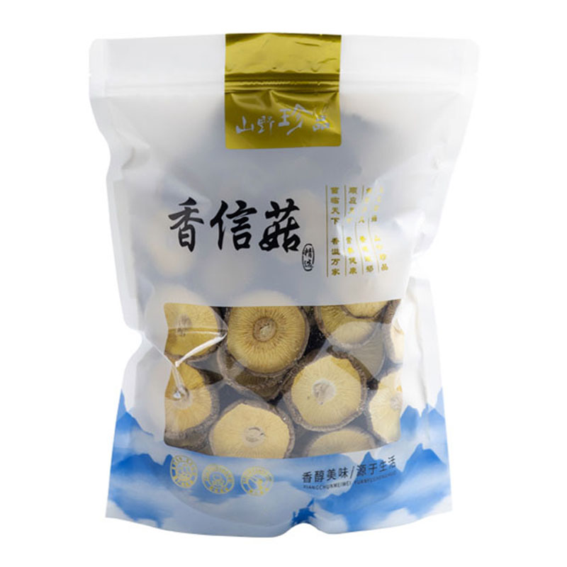 圣莲朵朵鲜香菇干货香信菇剪脚冬蘑菇丽水香茹食用菌高山薄香菇