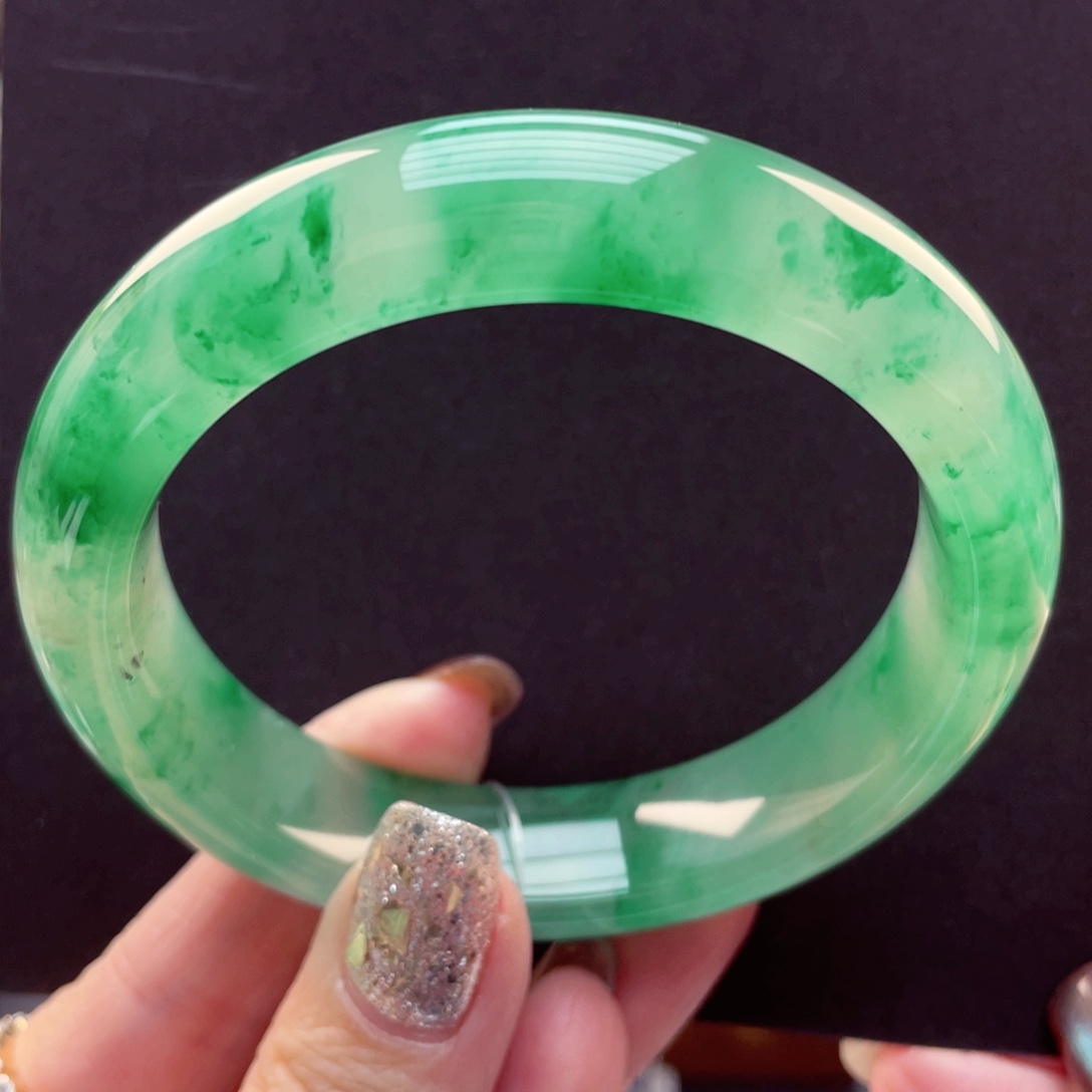 石英质玉未镶嵌手镯58-59