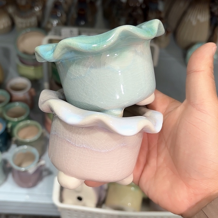 红陶量货｜口6.5-10高6.5深浅搭配发4