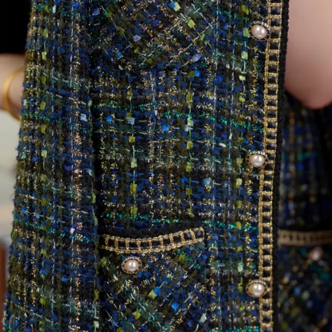 【高品质】短款法式高级感气质优雅时尚粗花小香风外衣外套