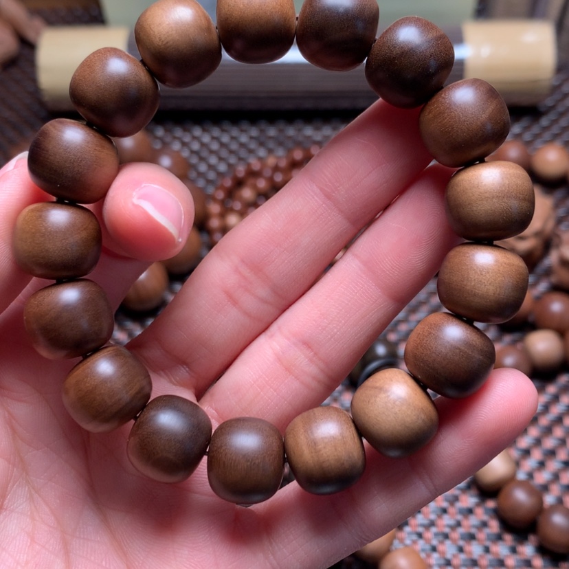 【闪购商品】檀香木手串/手链明****道12*13乱纹黑肉开播福利