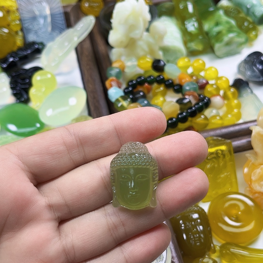 岫玉未镶嵌吊坠(不含链)