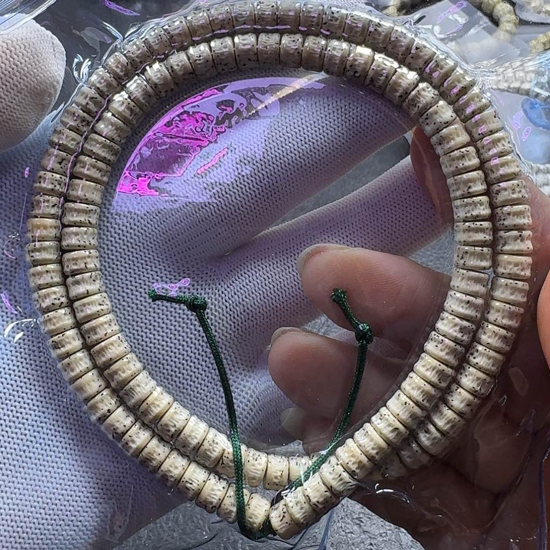 星月菩提手串星月菩提8*5石玉料星嘎