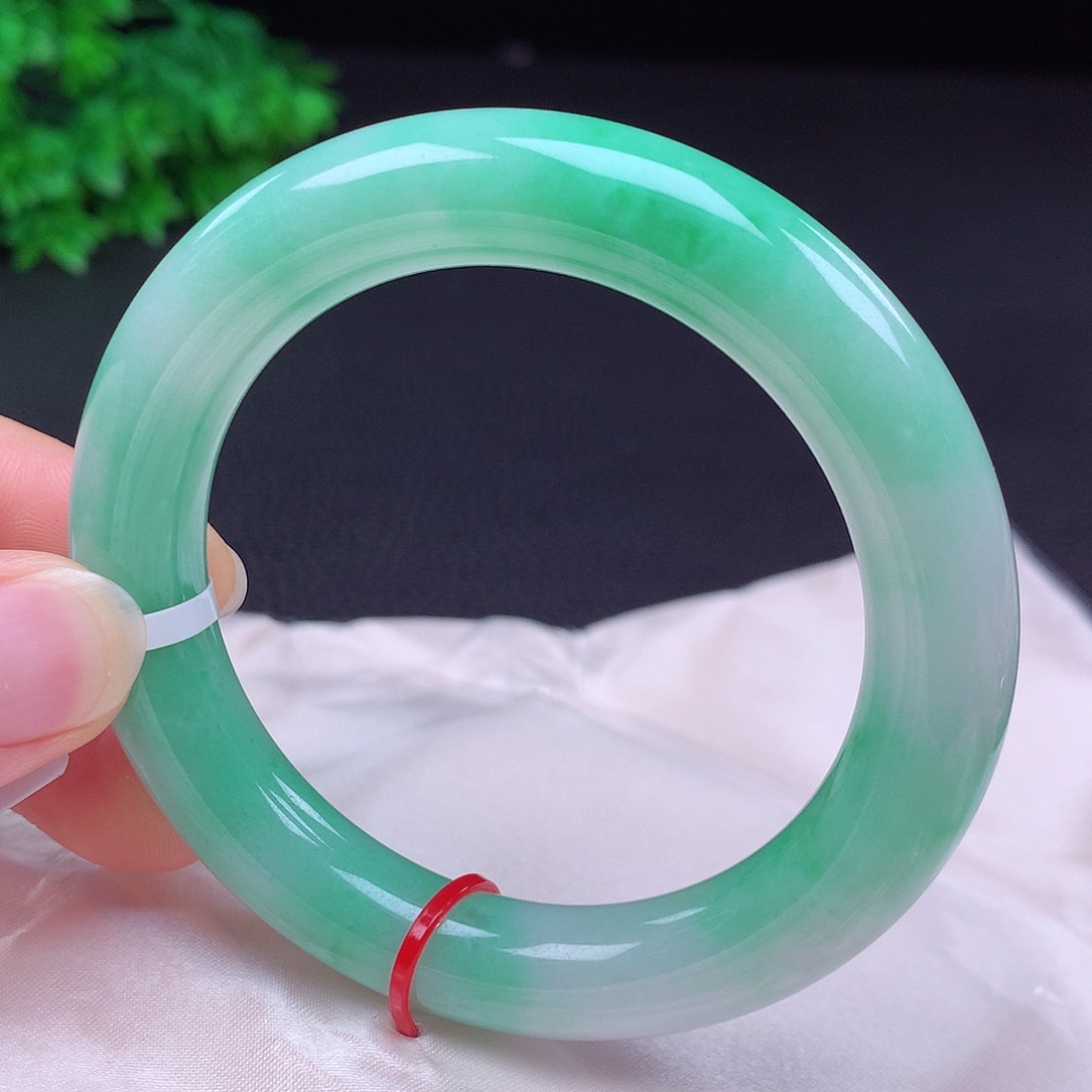 翡翠未镶嵌手镯55圈681212