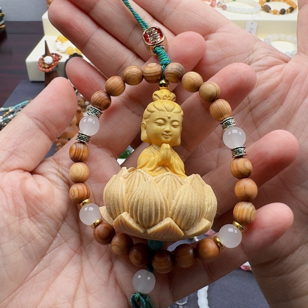 黄杨木无事牌黄杨木车挂车挂