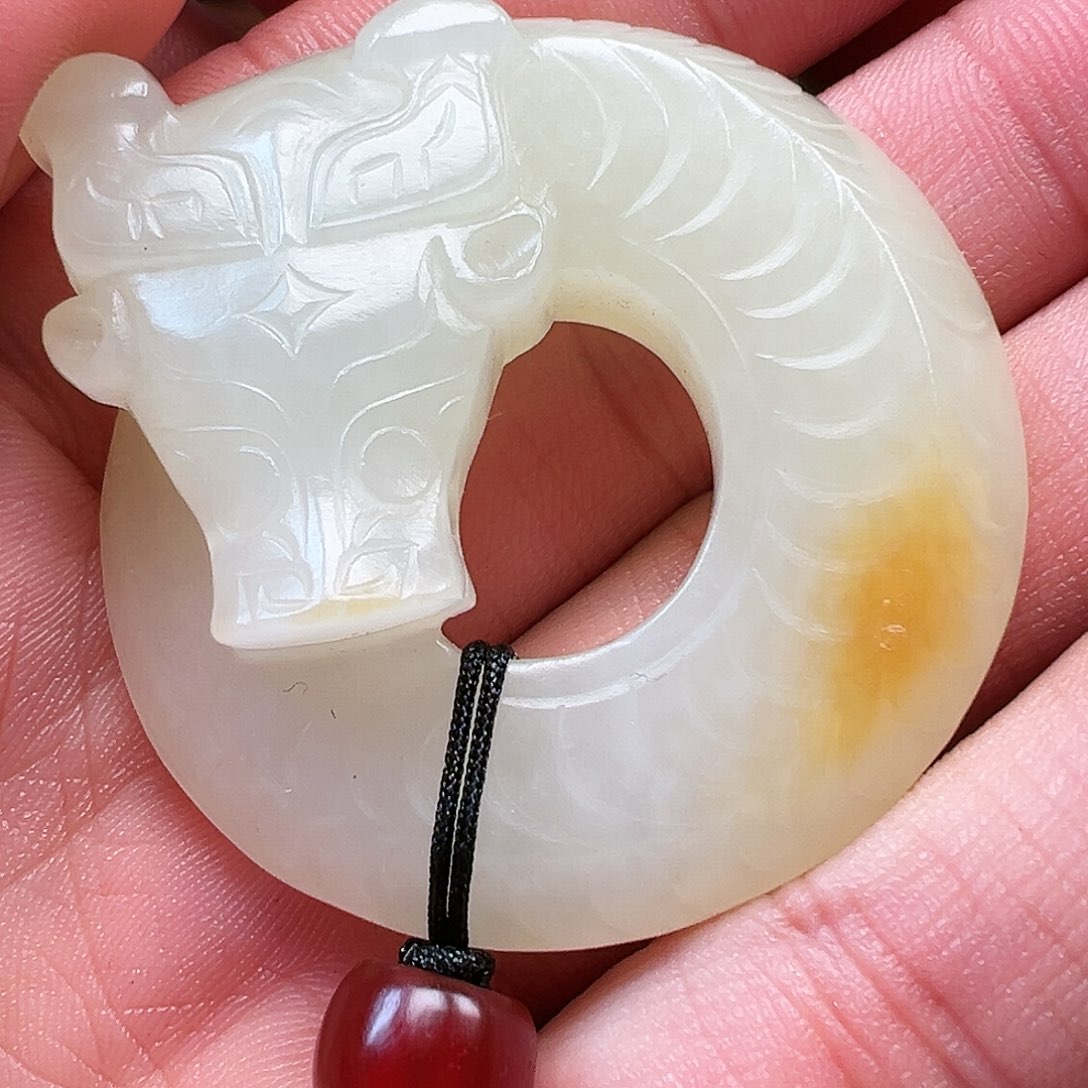 和田玉颈饰未镶嵌鑫*