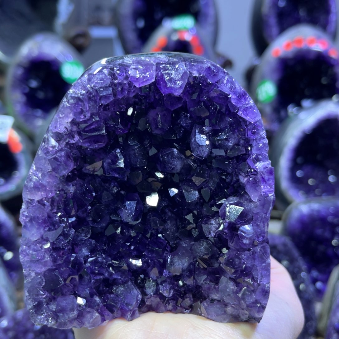 紫晶摆件未镶嵌紫水晶