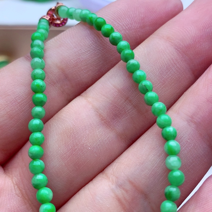 翡翠未镶嵌手链手串
