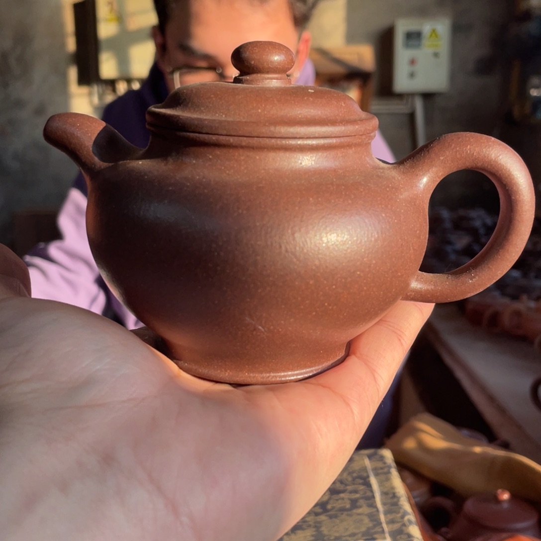 茶壶紫砂yz桃花泥 掇只