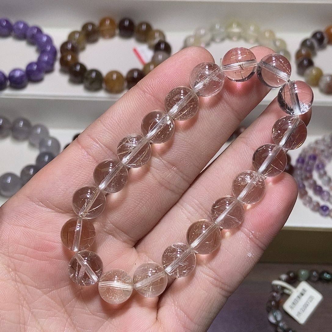 手链未镶嵌水晶雪霜发10.7