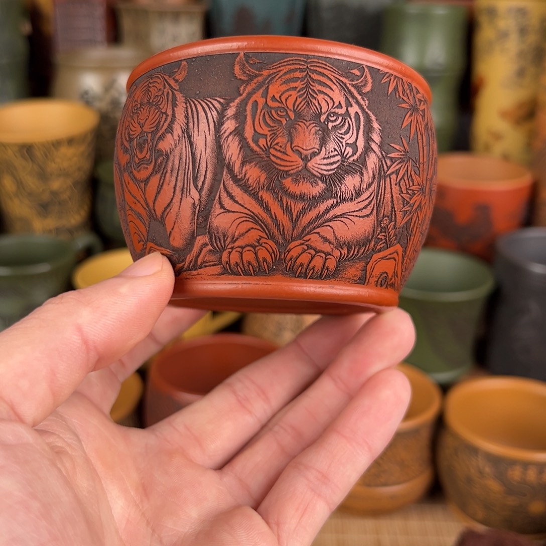 茶杯紫砂宜兴原矿紫砂杯