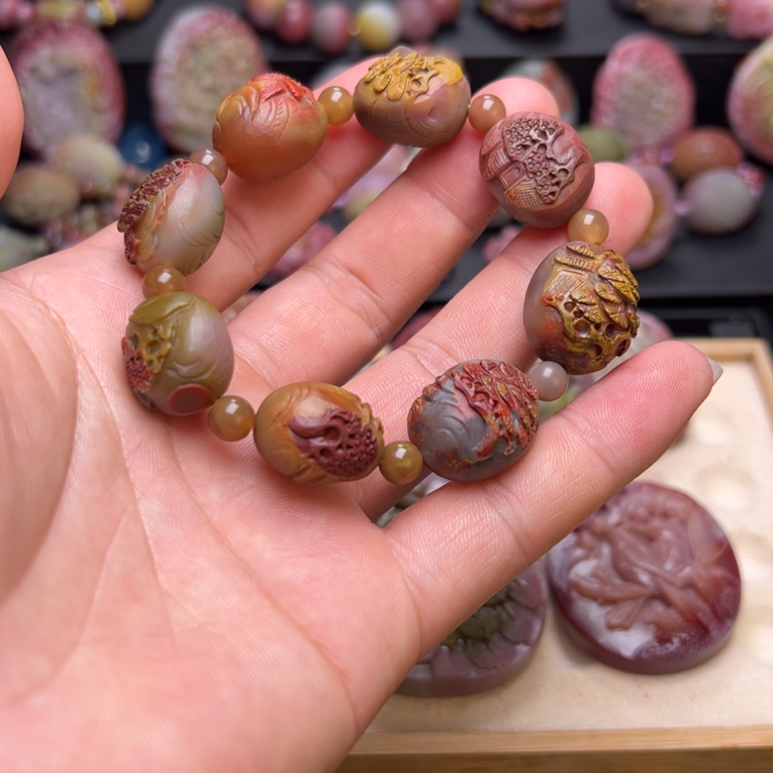 玛瑙/玉髓手串未镶嵌