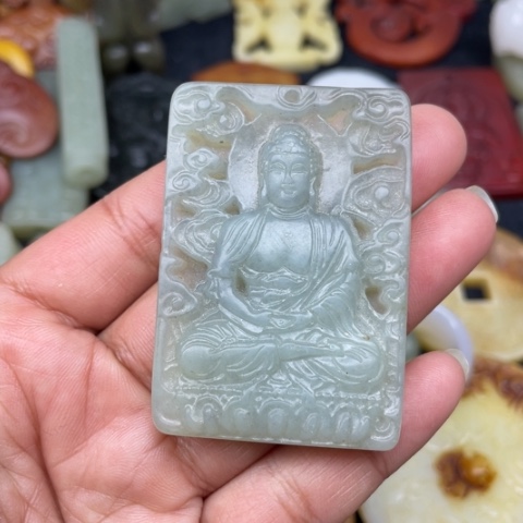 蛇纹石玉颈饰未镶嵌101