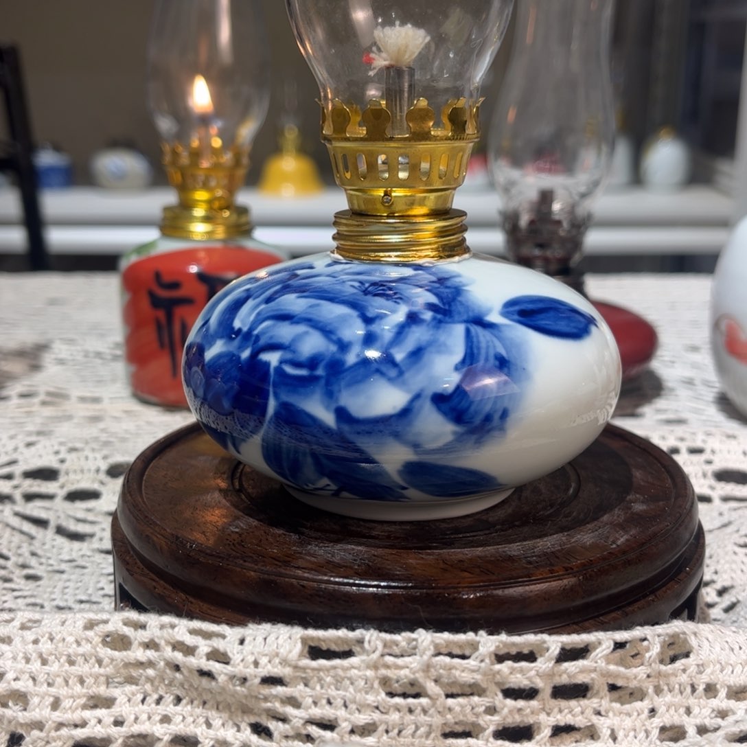 摆件景德镇手工陶瓷香薰灯