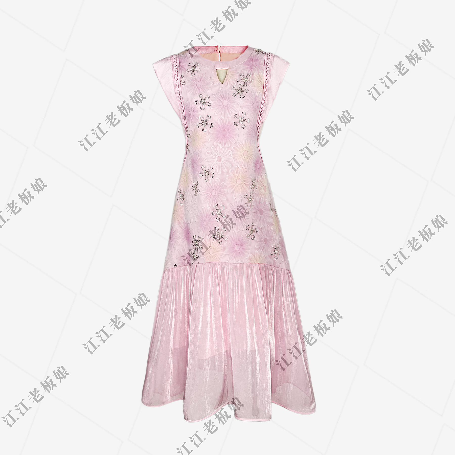 【夏夏专属】国风夏季新款无袖显瘦时尚连衣裙气质宽松Q2112