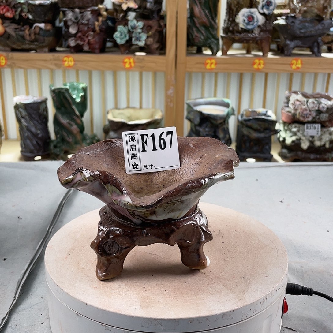 紫砂花盆手工制作默认微瑕167