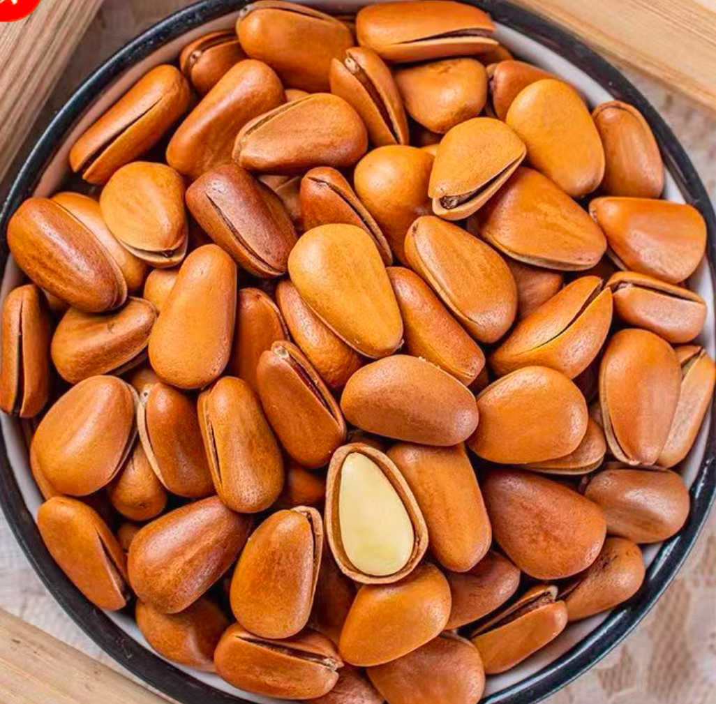 【拍一发三】东北开口红松子大颗粒手剥饱满酥