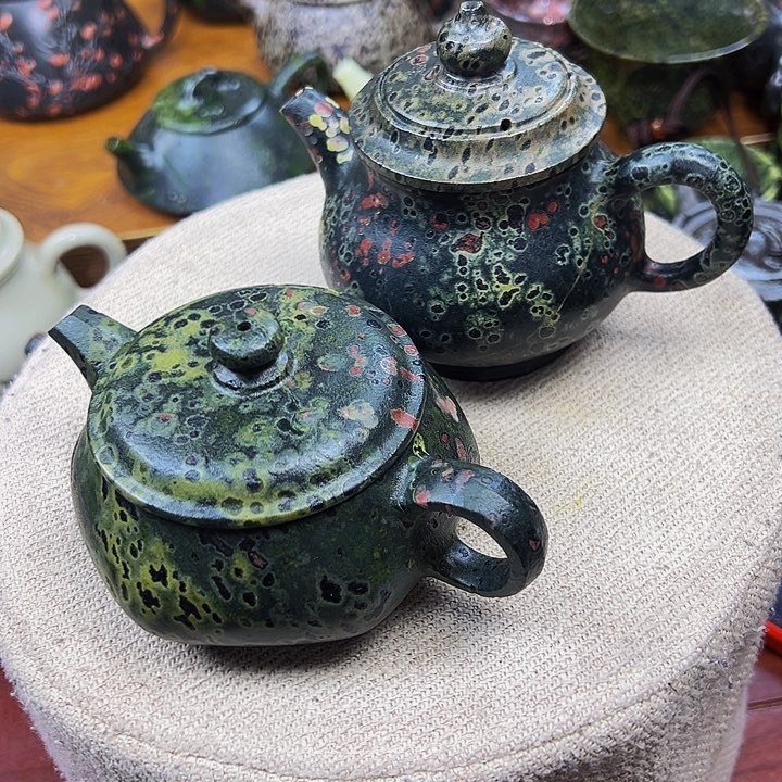 茶空间天然石材梅花玉随型江**民