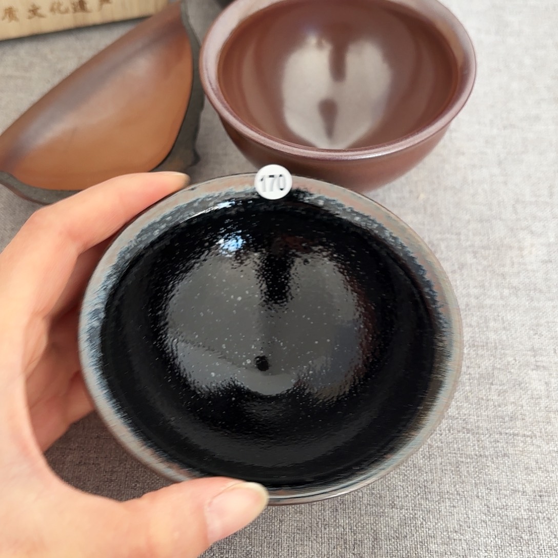 茶盏子衿手工柴烧原矿釉茶盏170