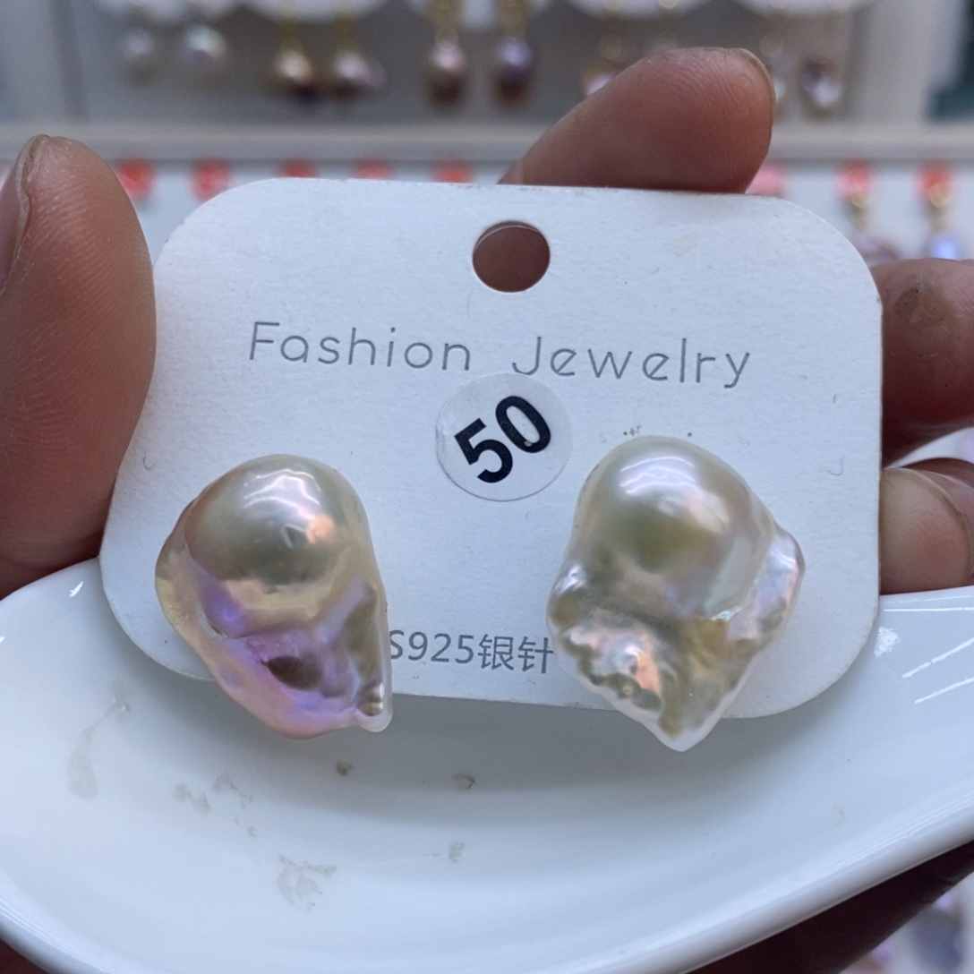 淡水珍珠未镶嵌美丽哦哦哦