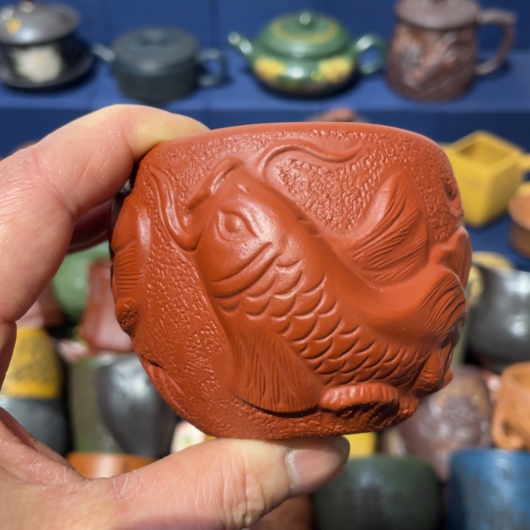 原矿紫砂手工主人杯