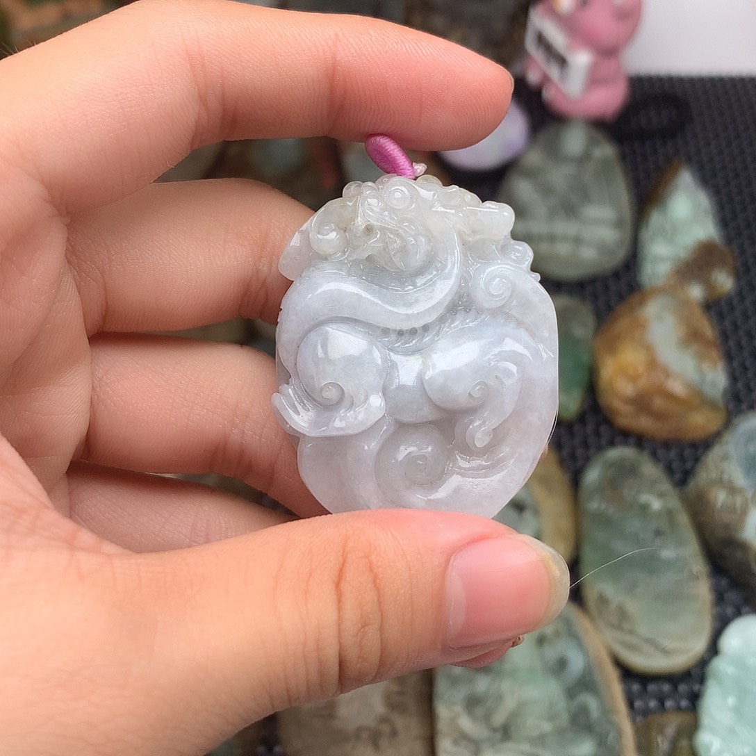 翡翠未镶嵌颈饰005