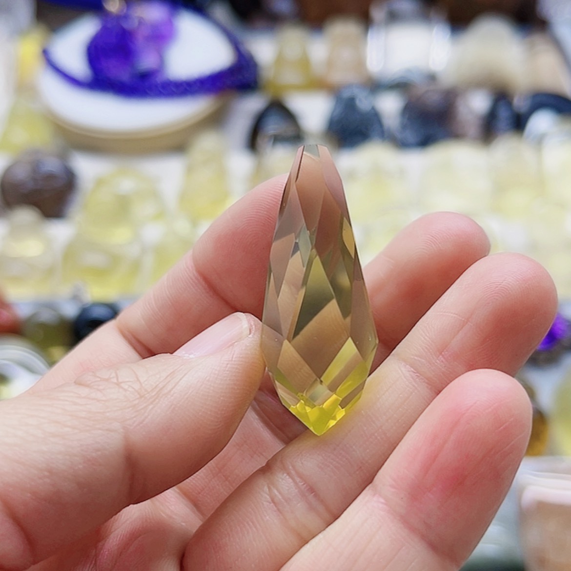 【闪购商品】水晶黄水晶吊坠未镶嵌