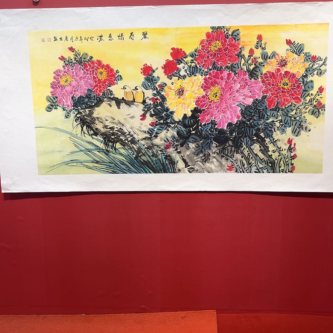 国画手绘作品国会作品