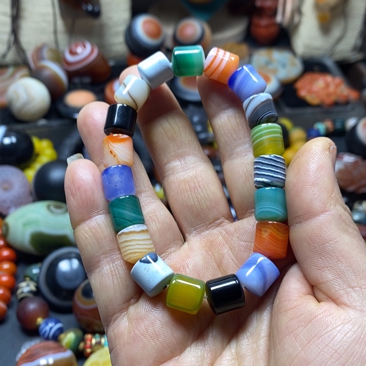 玛瑙/玉髓未镶嵌手链