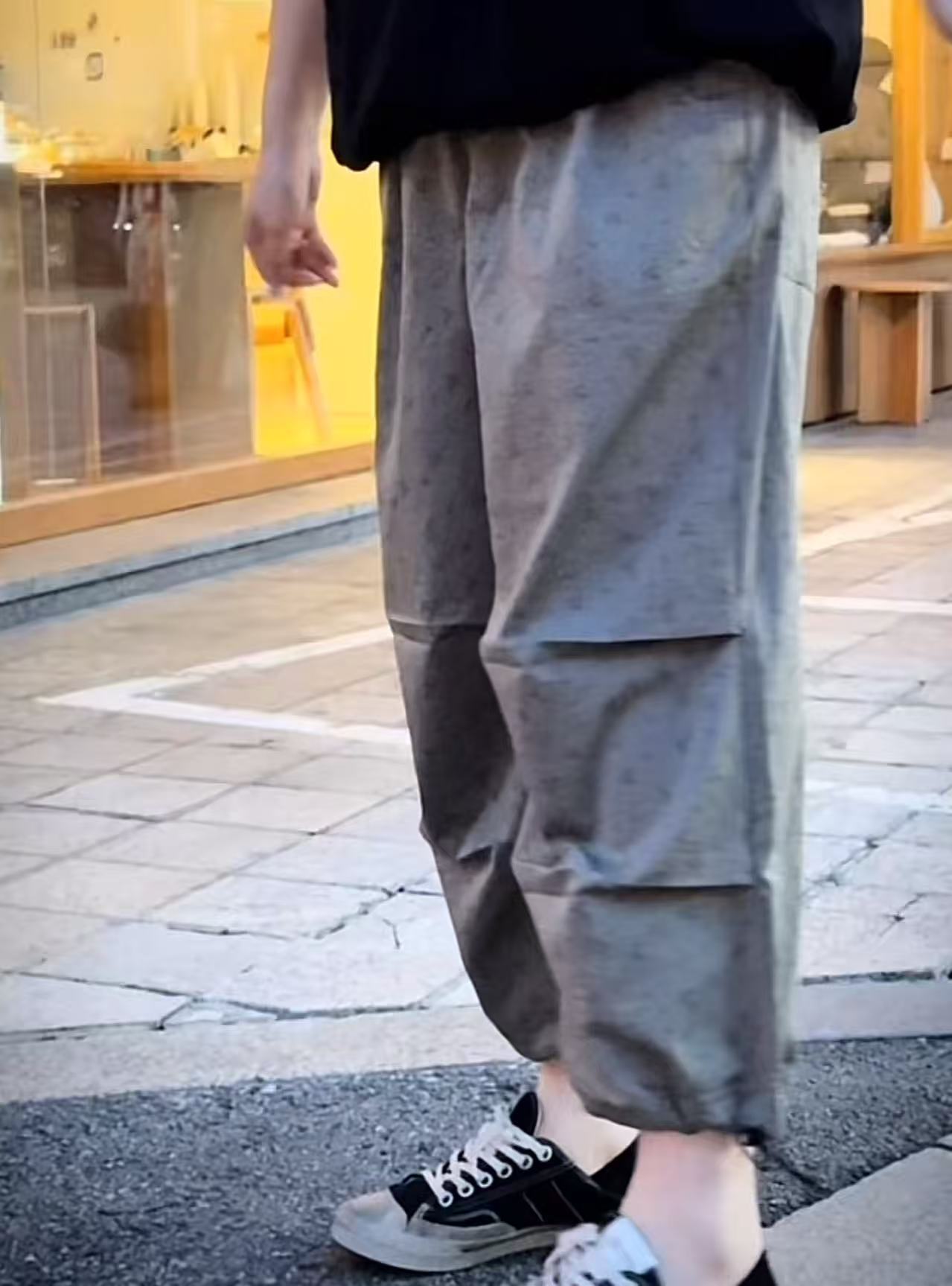 韩国正品/不支持退换/云朵/碎花布裤/0610