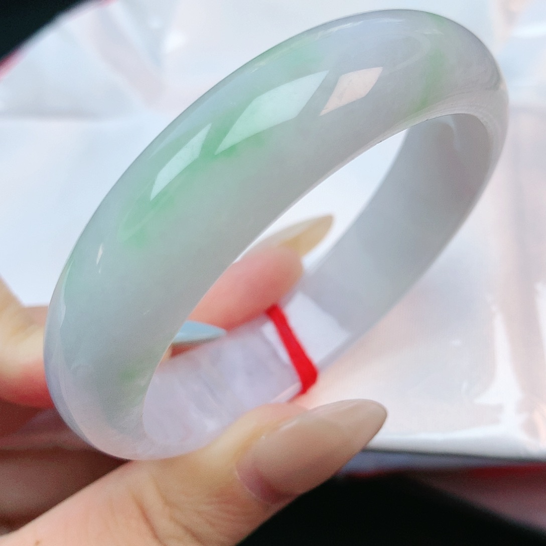 未镶嵌手镯翡翠57圈口854594