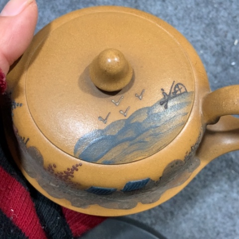 ¥***¥茶壶紫砂陶瓷摆件爱好者摆件