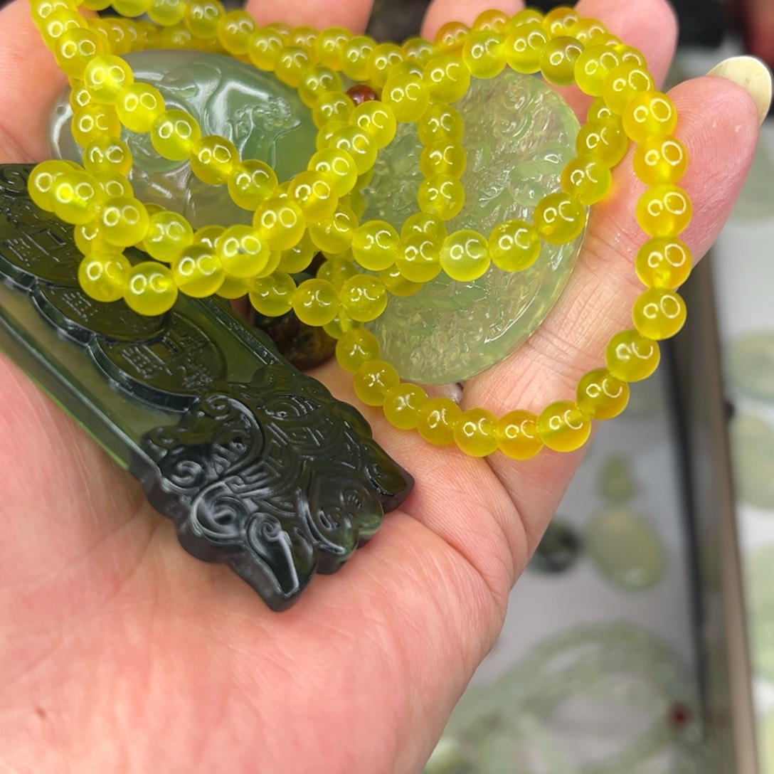 爱***新岫玉未镶嵌颈饰精品岫玉高品批发