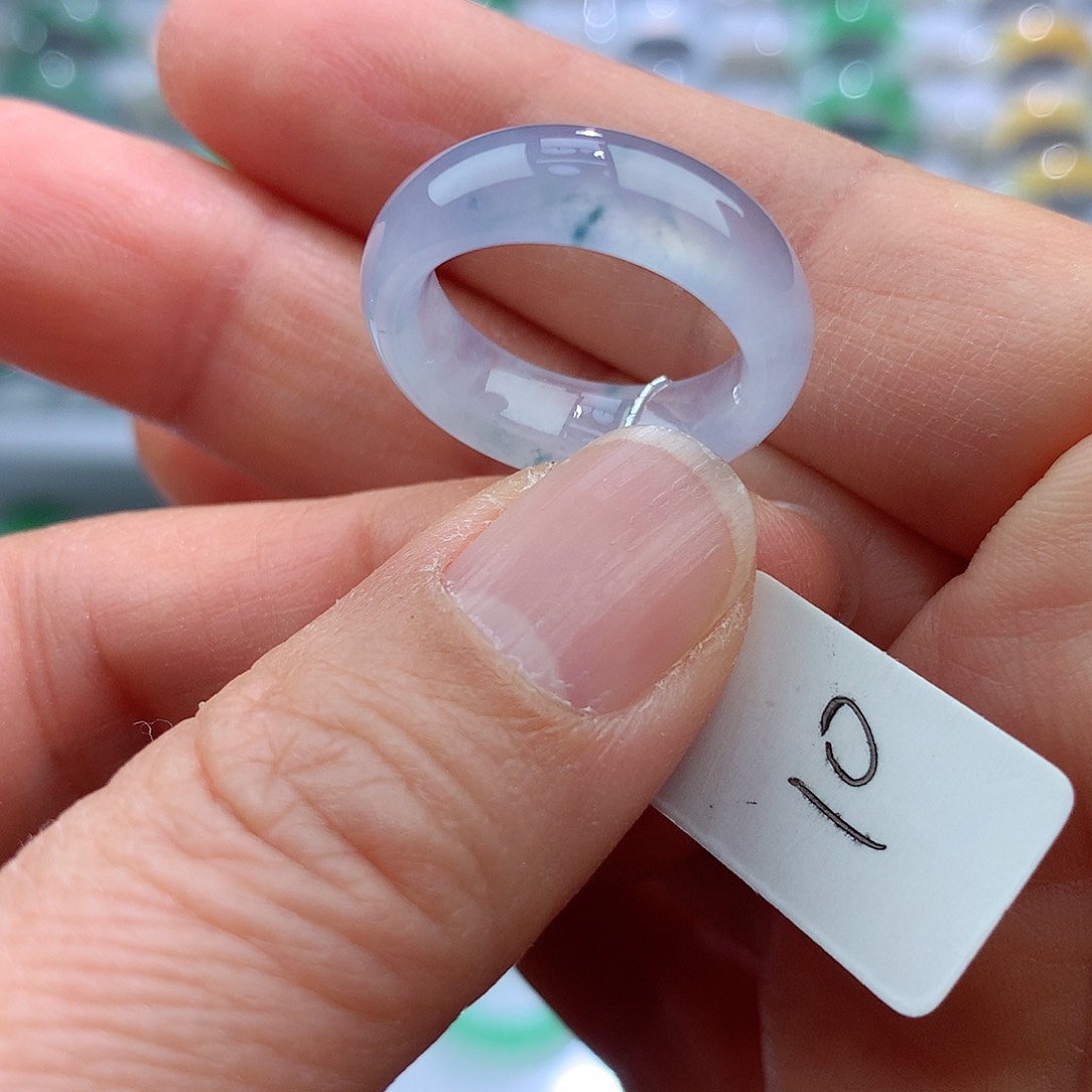 翡翠戒指未镶嵌10号