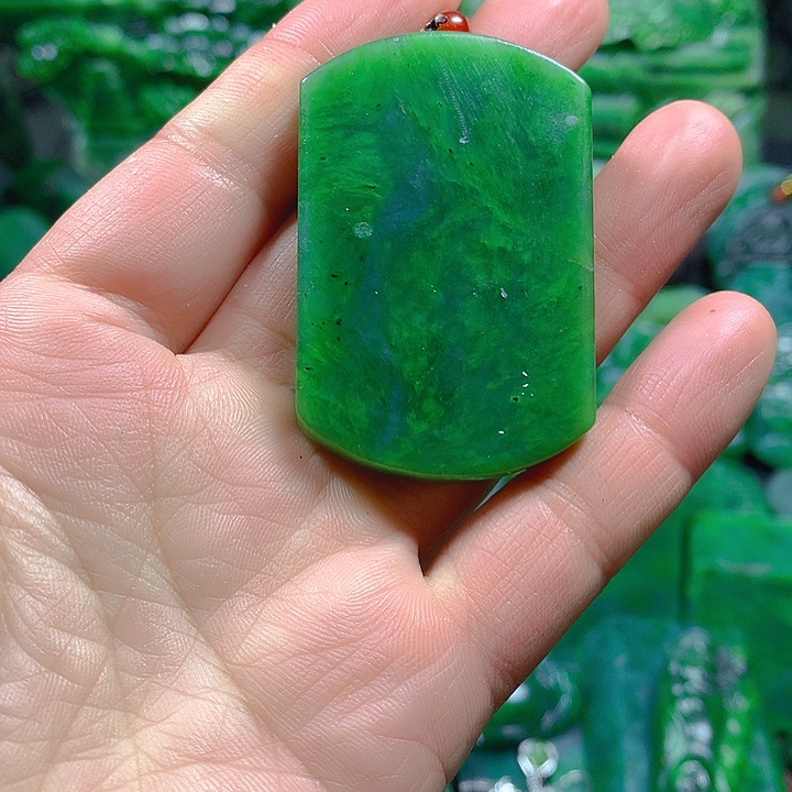 和田玉（碧玉）未镶嵌珠宝半成品