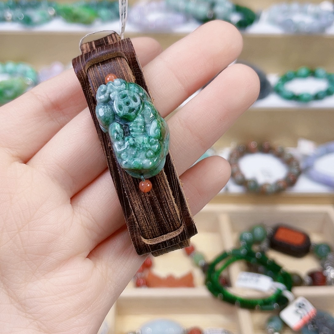 未镶嵌手链翡翠手链
