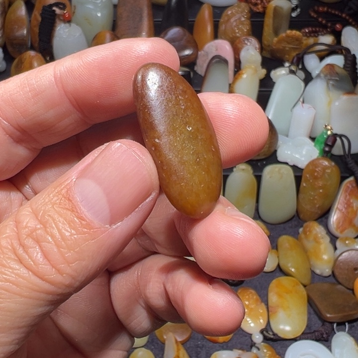 和田玉吊坠(不含链)未镶嵌