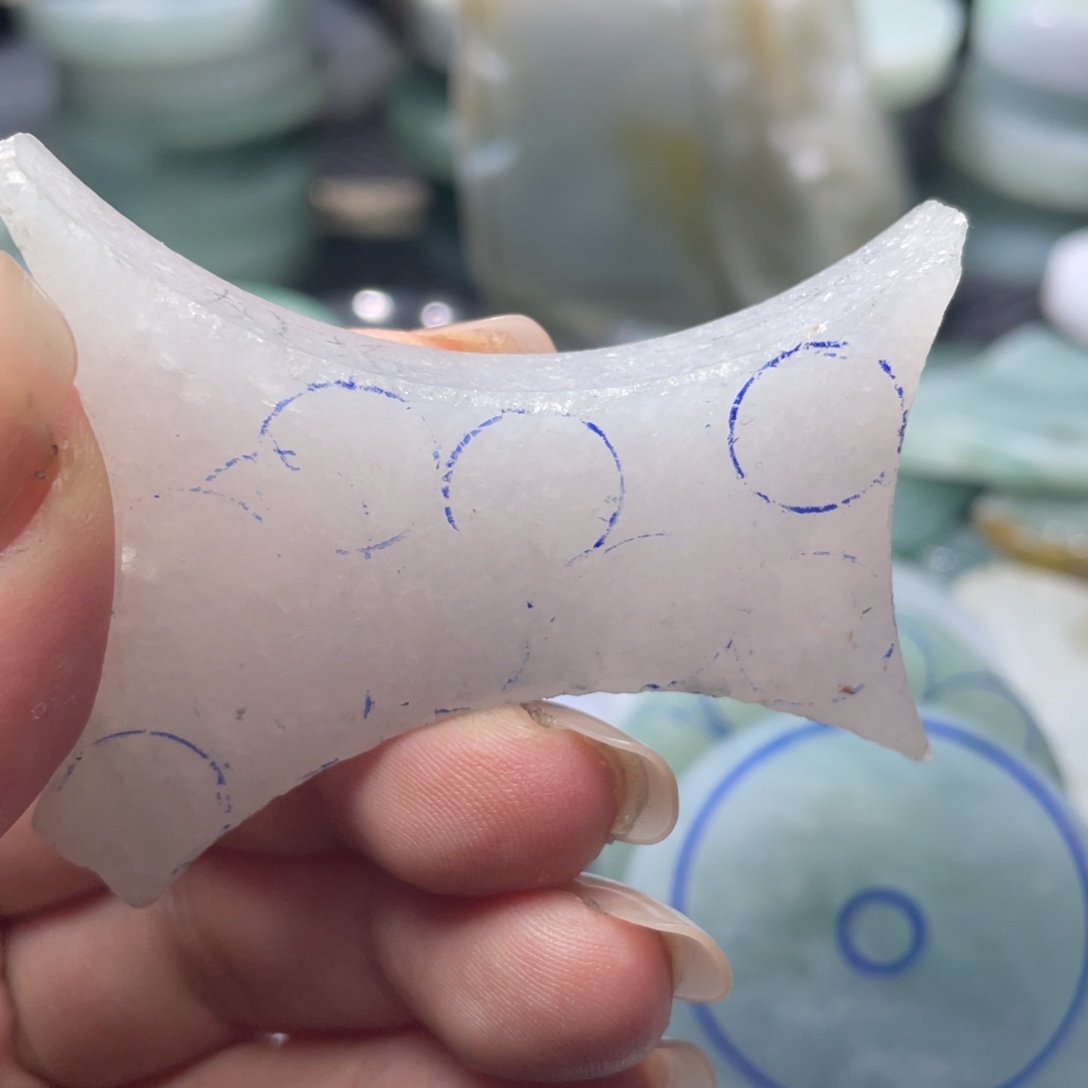 定制翡翠未镶嵌卡9珠子